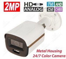 1080P 2MP CCTV HD Analog 24/7 Color Outdoor Camera 2.8mm Lens TVI/AHD/CVI/NTSC 