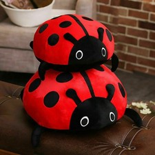 Beetle Plush Toy Ladybug Doll Animal Car Stuffed Creative pillow Cushion Gift UK