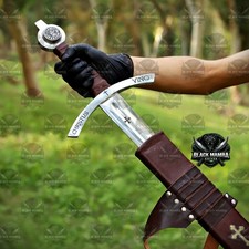Espada Guardián de la Fe Hecha a Mano | Espada del Santo Cruzado | Réplica del Premio Medieval