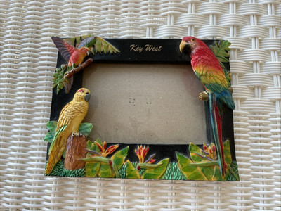 Florida Themed, Ceramic Picture Frame, Key West