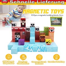 100-teilig Magnetbausteine Meerestiere - STEM Lernspielzeug Geschenk Kinder