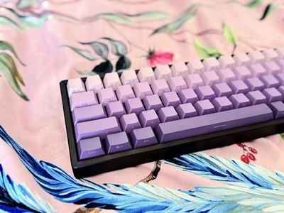 Keychron K6 Pro Mechanical Keyboard Custom Purple YUNZII Milk V2 Switches