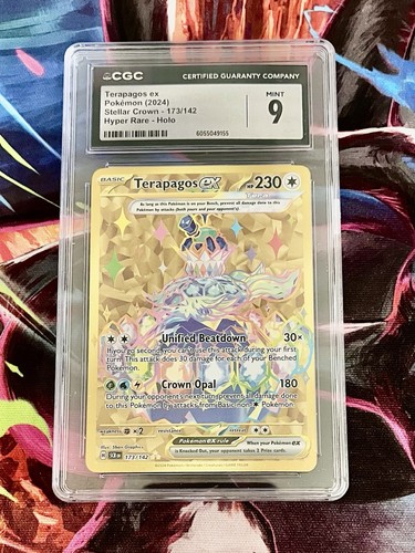 Terapagos ex graded CGC 9 for sale on eBay