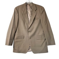Polo by Ralph Lauren Blazer 41 Long Beige Wool Suit Jacket Polo University Club