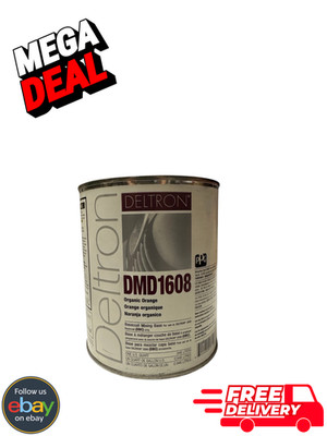 PPG Deltron DMD1608 Organic Orange Basecoat Mixing Base QT