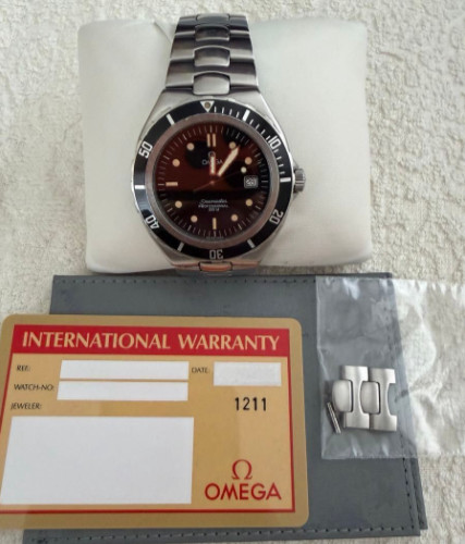 OMEGA Seamaster Large Size Black Working