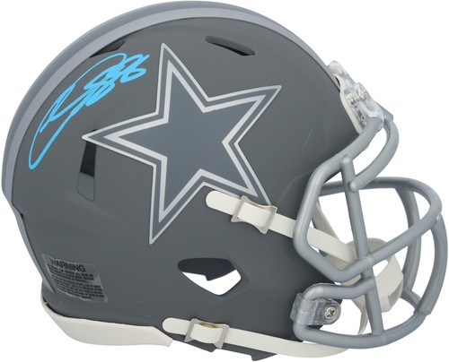 Casque Riddell Speed Flex authentique vert Kelly, autographié