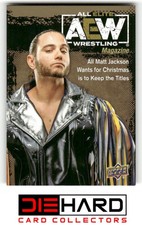 2021 Upper Deck AEW #93 Matt Jackson Gold aew
