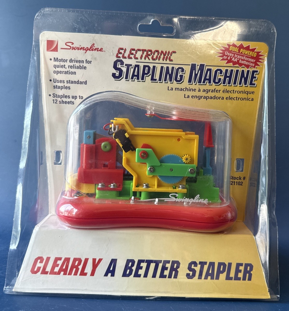 【未使用】SLIMPAD CL-HB-550 Unopend Vintage Swingline See Through Stapler Electronic
