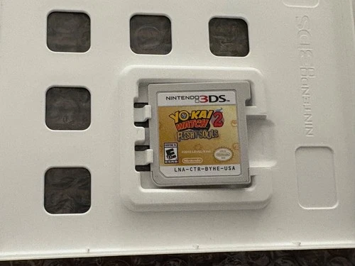 Yokai Watch 2 Fleshy Souls (Nintendo 3DS, 2016) Tested Working Authentic