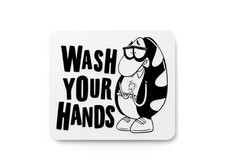 Wash Your Hands Funny Sign for Bathroom, Kitchen, or Office