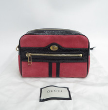 Autentica borsa Gucci GG Marmont Sherry Line in pelle scamosciata I#48490
