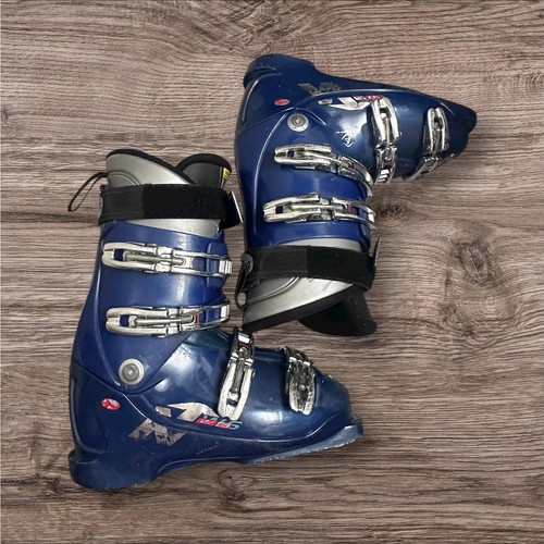 Nordica Ski Boots Mens Size 29.5 Comfort Fit 4 Buckle Alpine Blue Made in Italy