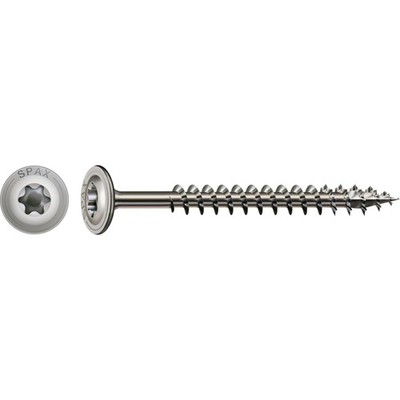 SPAX HI.FORCE, 8 x 100 mm, 50 Stück, Vollgewinde, Tellerkopf, T-STAR plus T40, 