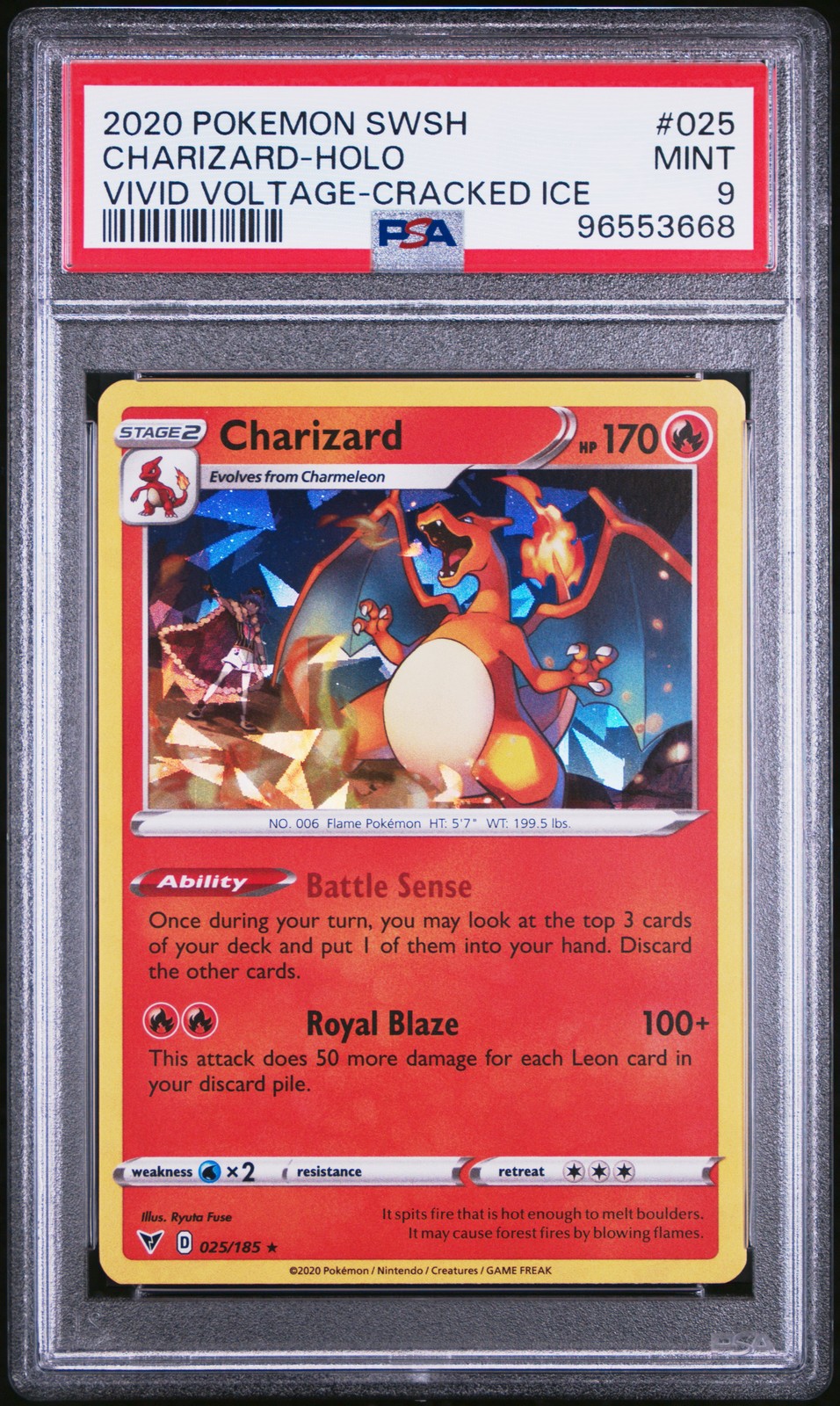 Charizard Cracked Ice #25