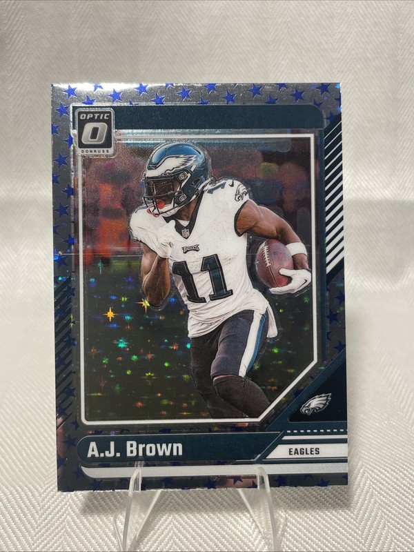 2024 Panini Donruss Optic A.J. Brown #160 Stars Prizm