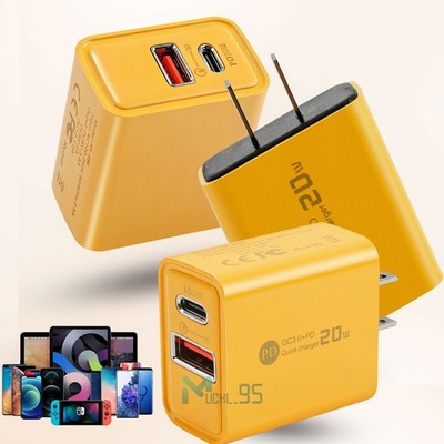 2 Port USB Wall Charger USB Fast Quick Charge QC 3.0 Power Adapter Plug US Lot