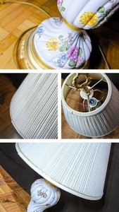 Porzellan Lampe 80cm