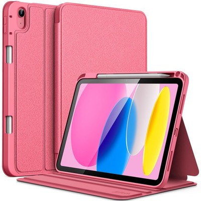 JETech Hülle für iPad (A16) 11./10. Generation (2025/2022) mit Pencil Pink 