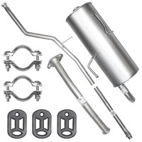 SchalldäMpferset Auspuffanlage Auspuff FüR Peugeot 206 1.4 SchräGheck FließHeck
