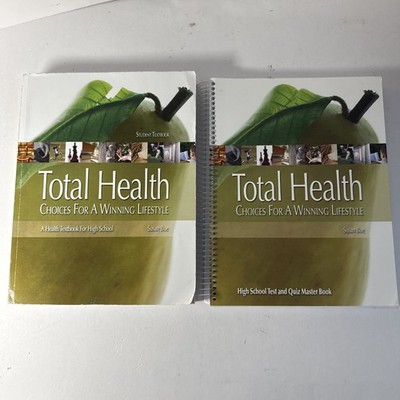 Total Health High School Book, Susan Boe, Student Textbook & Test/Quiz Master Bk