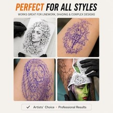 50 Sheets Tattoo Transfer Paper Stencil Paper 4-Layer 8.5" x 11" Thermal Printer