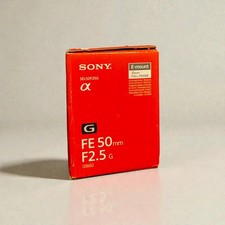 Sony FE 50mm f2.5 G Objektiv (SEL50F25G) E Mount