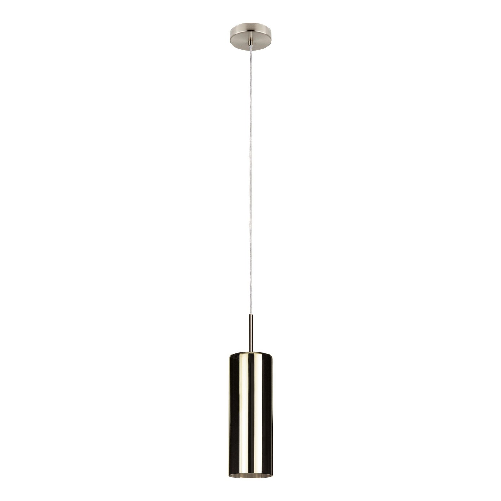 SELVINO NICKEL MATTE/ GOLD HANGING SOCKET 1X E27/ 15W 98696