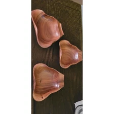 Set of 3 Monkey-Pod Salad Bowls