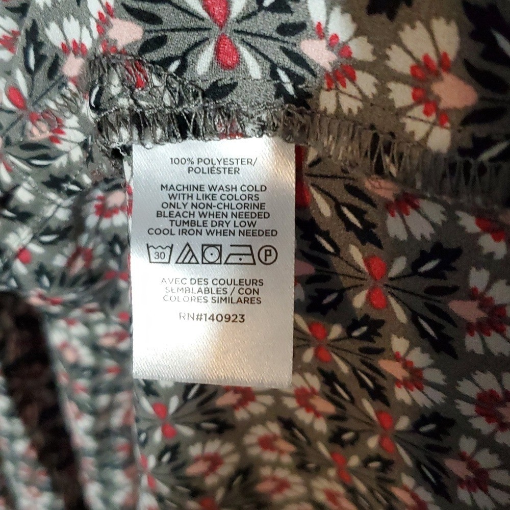 LOFT Multicolor Patterned Blouse Large - image 3