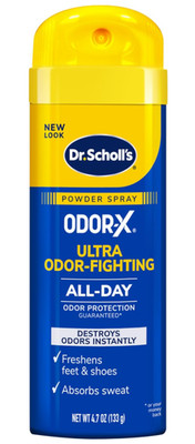 Dr. Scholl s Odor-X Ultra Odor Fighting Foot Spray Powder 4.7 oz