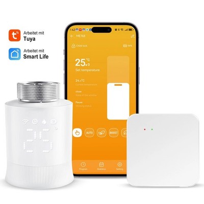1x/5x ZigBee Smart Thermostatisches Heizkörperventil Thermostat APP-gesteuert