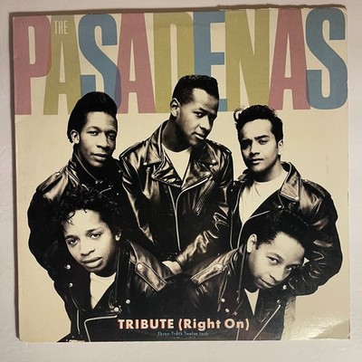 The Pasadenas   Tribute (Right On) 12'' Vinyl 1988 Columbia   44 68203