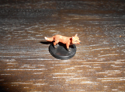 Fox Pathfinder Miniature Reign of Winter mini D&D Dungeons Dragons familiar