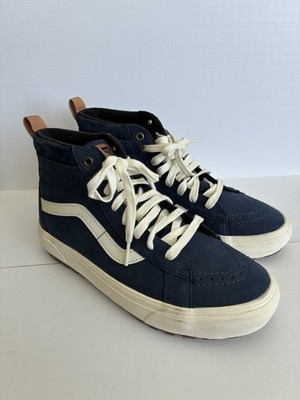 VANS SK8-Hi MTE-1 Shoes High Top Navy Blue Nubuck Men s Sneakers Shoes  Size 8.5