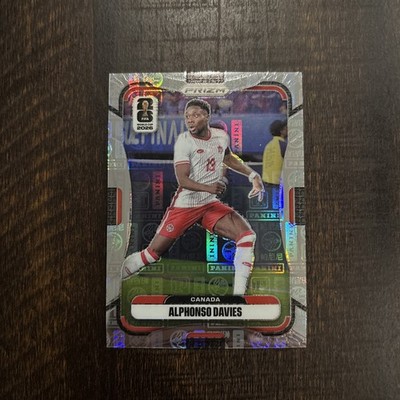 2026 Panini Prizm World Cup Alphonso Davies Logo #/61 Canada