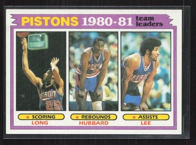 1981-82 Topps #50 John Long / Phil Hubbard / Ron Lee - NM/MT+ Set Break!