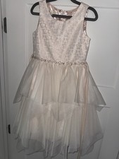 American Princess Girls Champagne Special Occasion Formal Party Dress Size 7