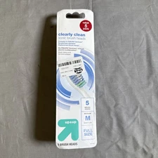 Clearly Clean Sonic Replacement Brush Heads 4pk - Up&Up
