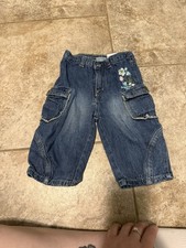 Vintage Mickey Brand Disney Minnie Mouse Denim Overall Dress, Size 2T