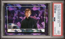 2023 TOPPS CHROME SAPPHIRE PURPLE STAR WARS 141 LUKE SKYWALKER 4/10 PSA 9 MINT