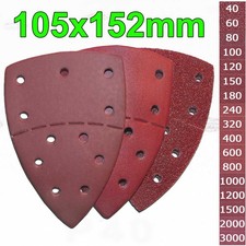 Schleifscheiben dreieckig Deltaschleifer 105x152 Schleifdreiecke Exzent
