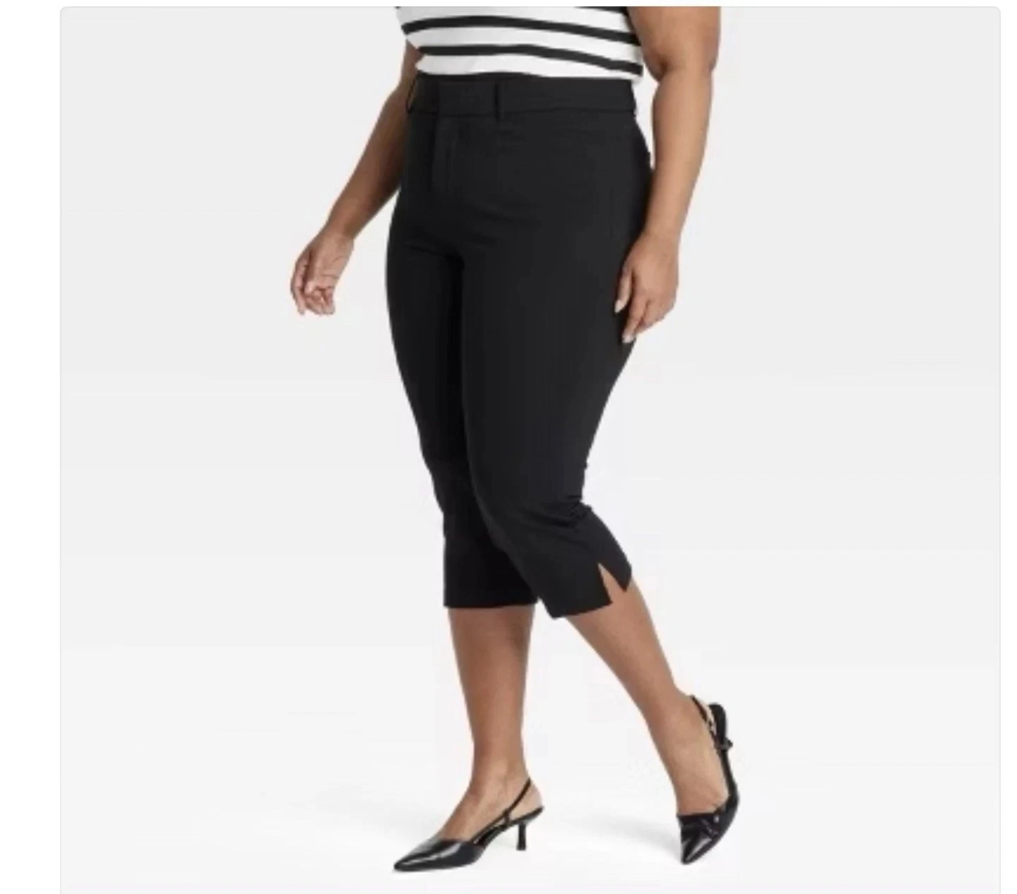 Ava & Viv Woman’s Black Capris Size 17