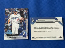 2025 Topps Now #905 Clayton Kershaw 10/27 World Series LAST CAREER Game 3 PLAYED