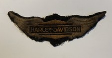 Vintage Harley-Davidson Patch Wings Approximately 7 Inches Wide, Used
