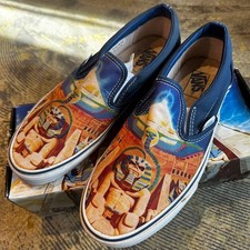 [IRON MAIDEN] Vans Classic Slip-On I.M Powerslave US9