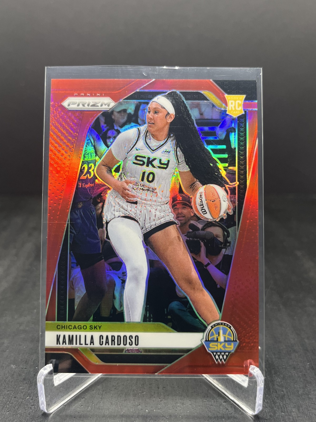 2024 Panini Prizm WNBA Basketball Kamilla Cardoso RC Rookie Red 288/299 #93