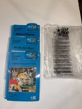 LeapFrog School House Leap Pad Lot 3 Books  Cartridges Level 6