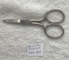 Vintage Millers Falls Scissors #543 Mustache Beard Manicure Precision Trim