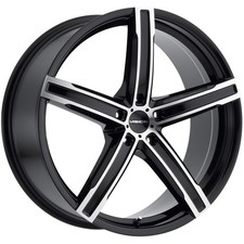 Vision 469 Boost 17x7 5x110 38mm Blackmachined Wheel Rim 17 Inch